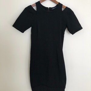 French Connection - Black Cut-Out Bodycon Dress